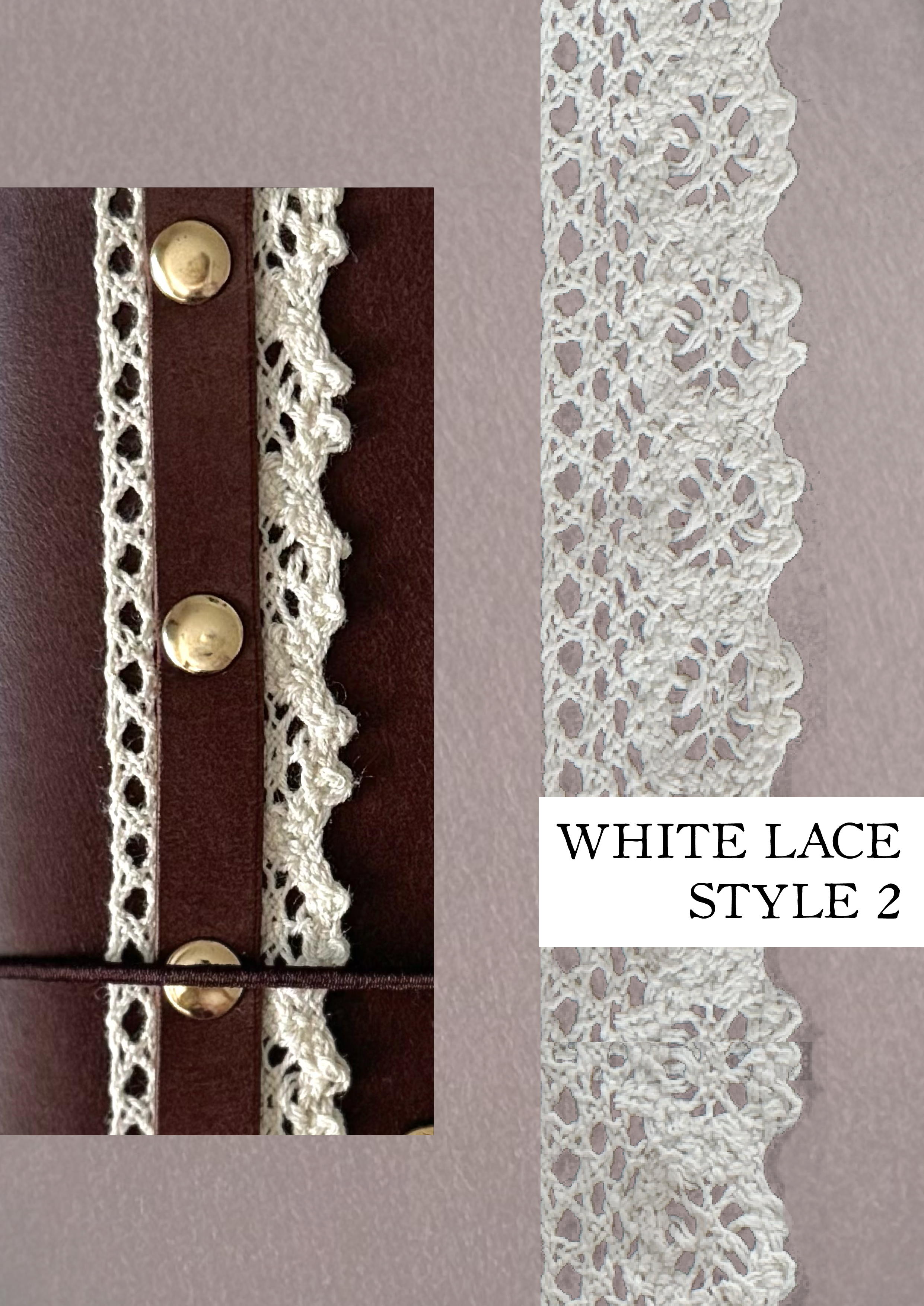 Add On: Signature Lune, Lace & Rivets Design