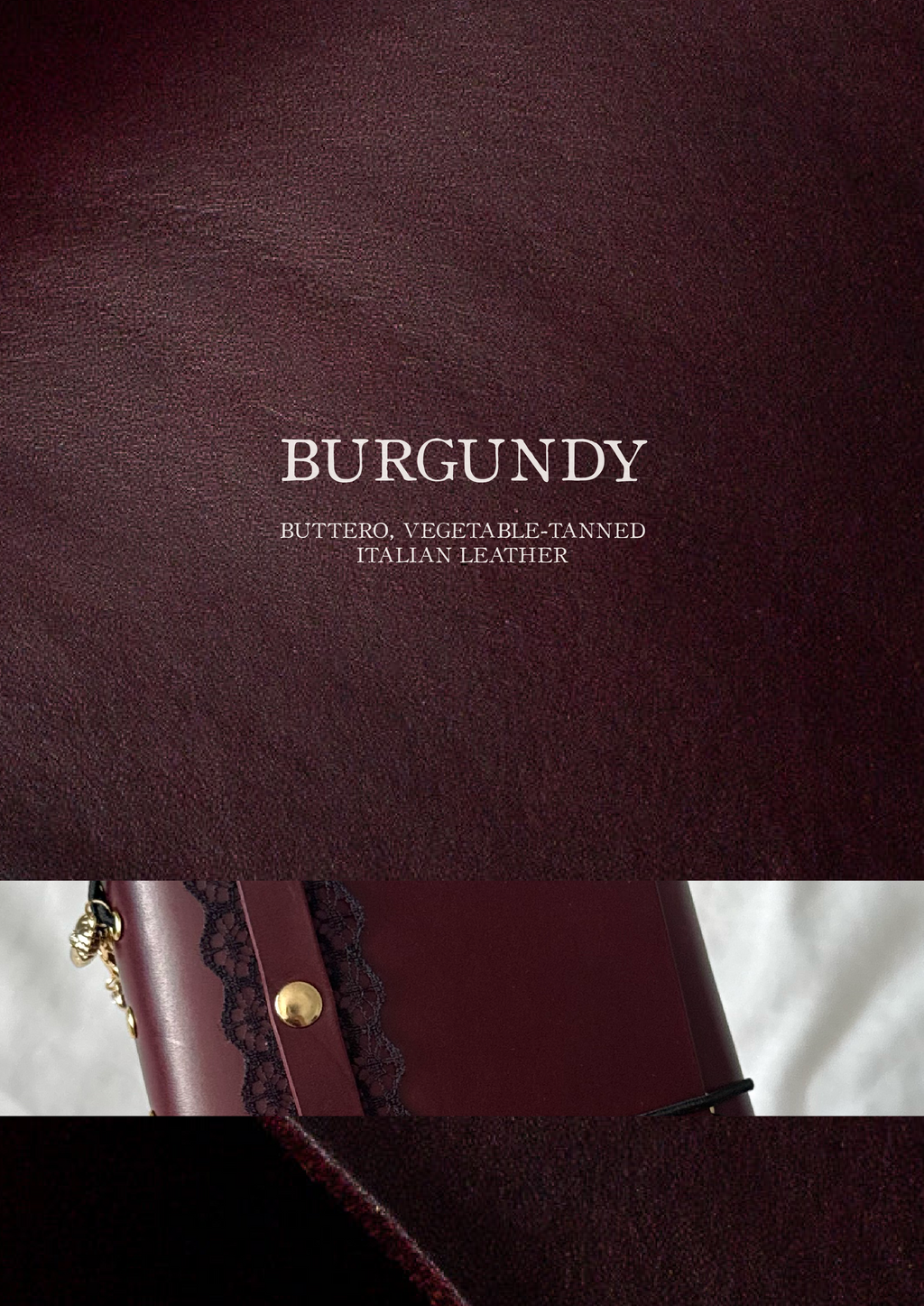 Heart Shape Leather Tag